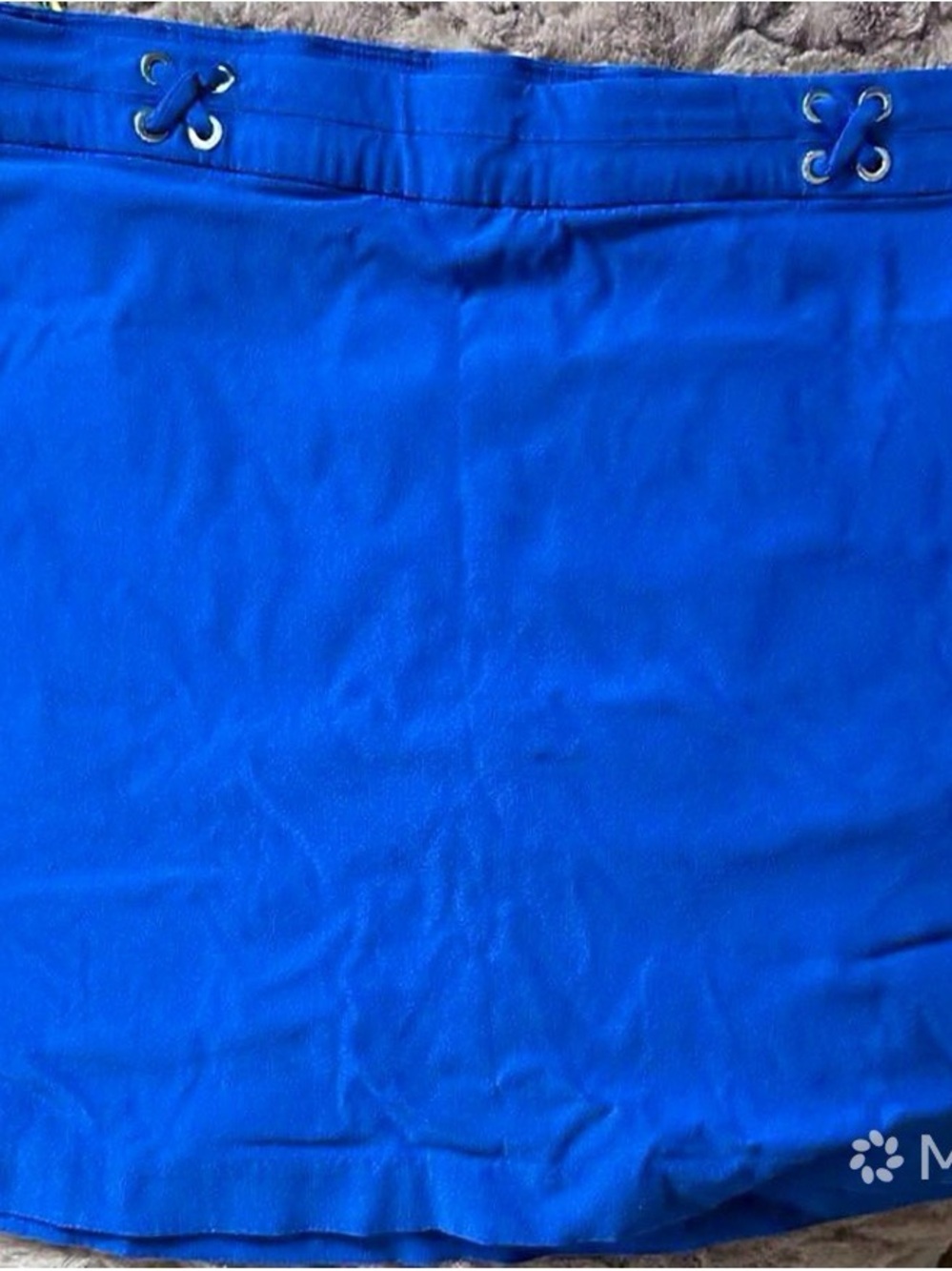 Rafaella Royal Blue Skort with Lace-Up Waist Details